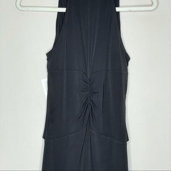 Donna Morgan NWT black mini dress stretchy flow Fit and Flare Night out Cocktail - Picture 8 of 11